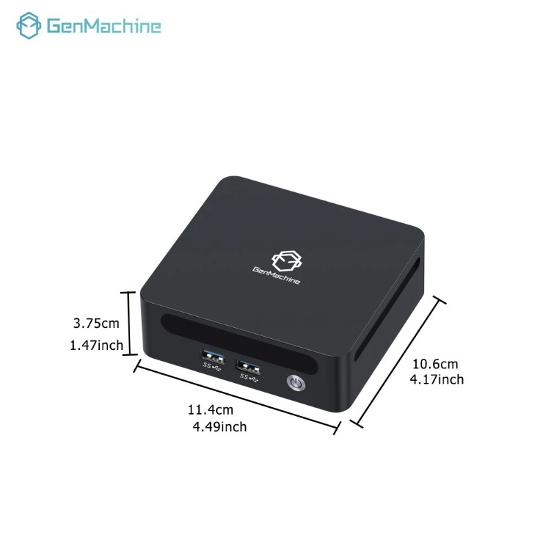GenMachine Mini PC Ren5000 550 - Ddr4 3200Mhz recension och pris