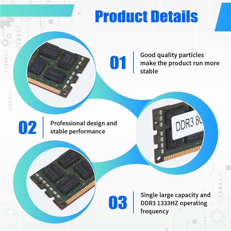 8GB DDR3 1333MHZ Ecc Ram Memor - Ecc Ram Server recension och pris