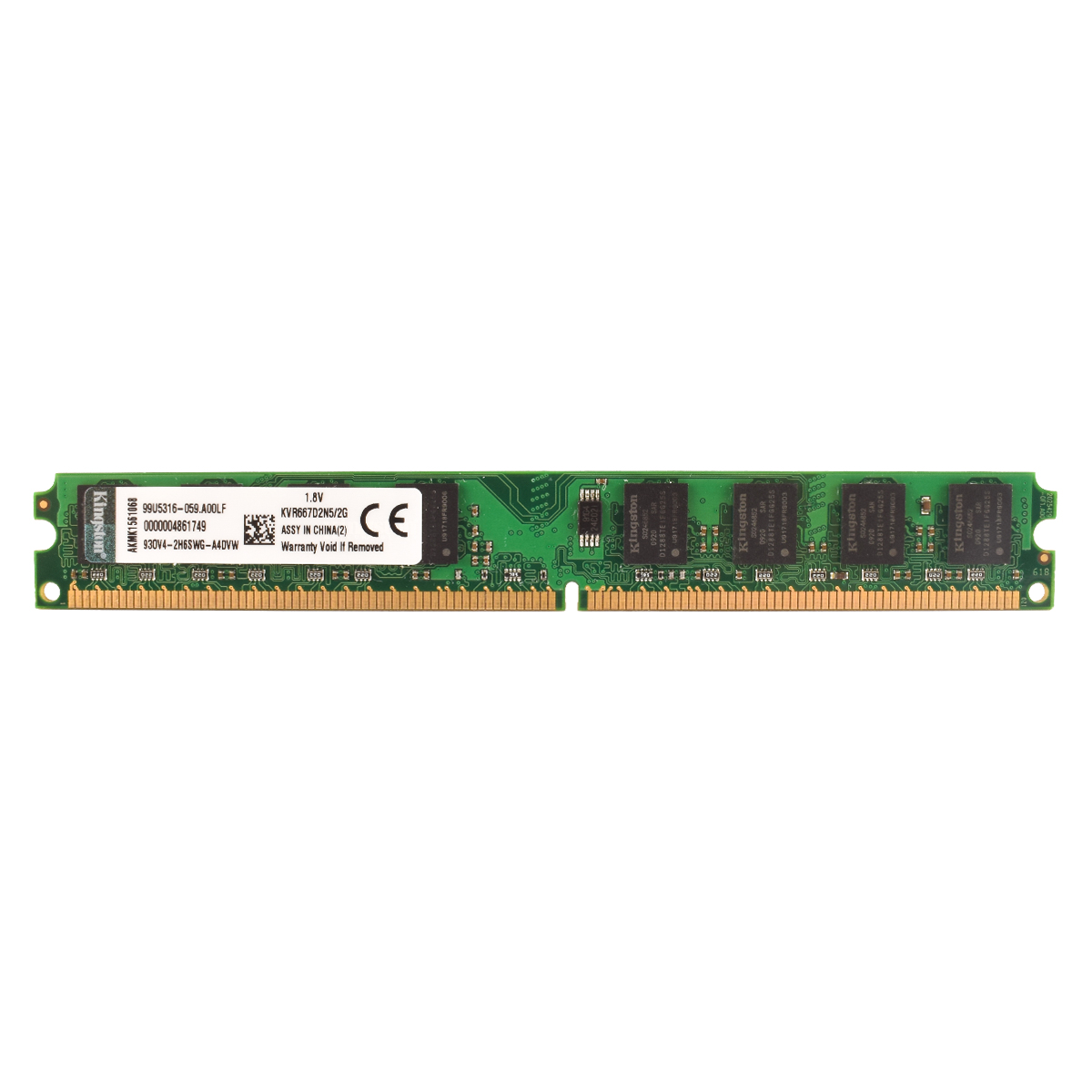 Kingston Memoria RAM DDR2 2GB  - Ddr2 Ram recension och pris